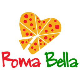Roma Bella Pizza logo.